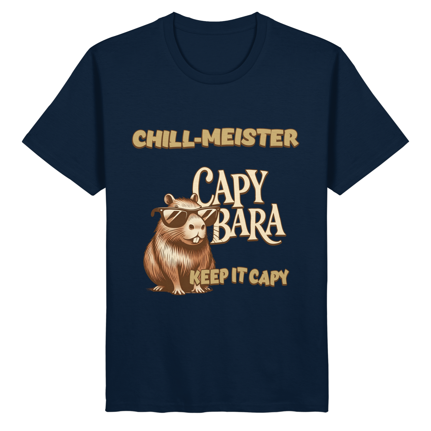 Chill-Meister Capybara – Keep it Capy (Bio & Premium) - Organic Basic Shirt
