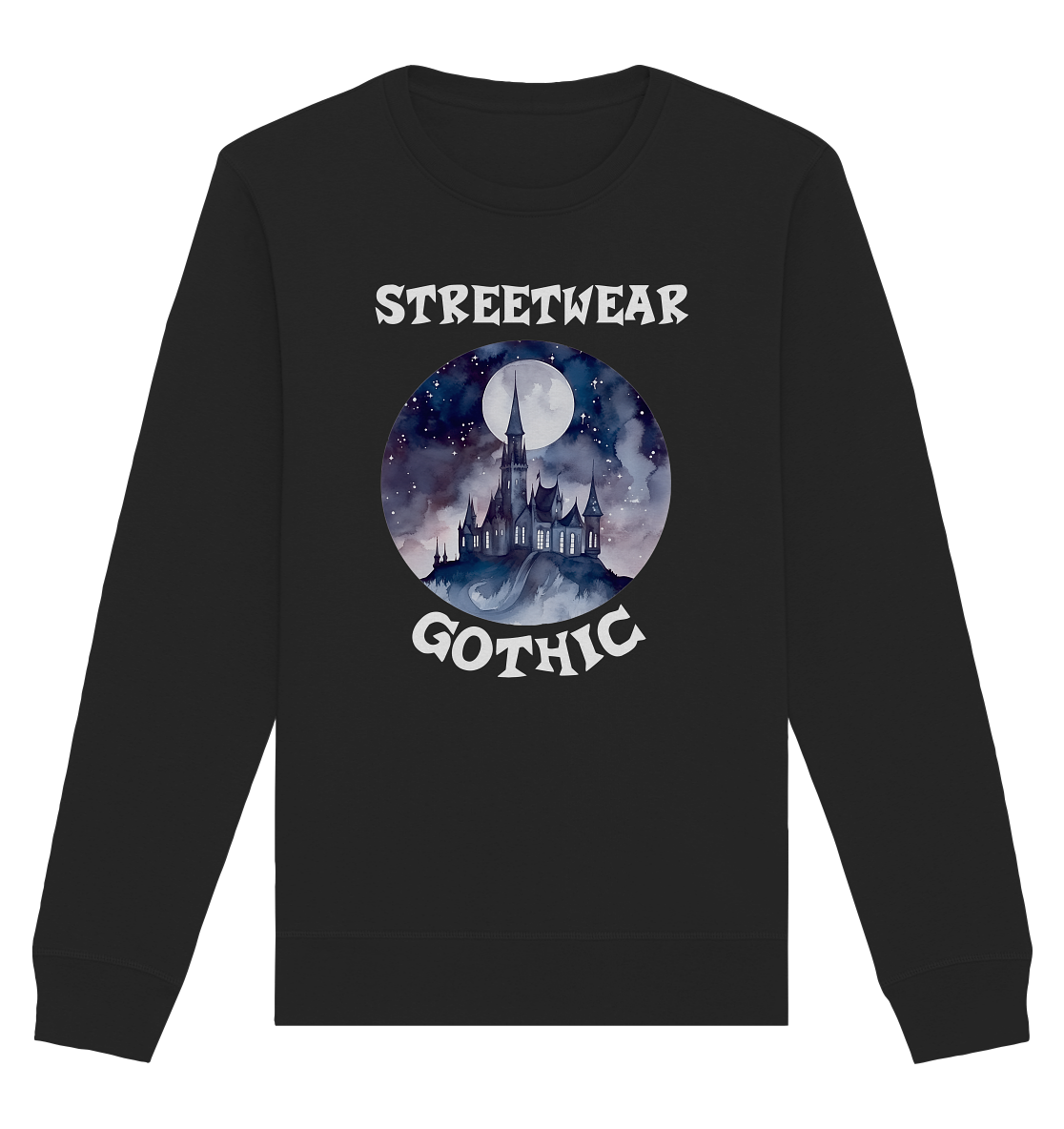 GOTHIC STREETWEAR STATEMENT - Organic Basic Unisex Sweatshirt