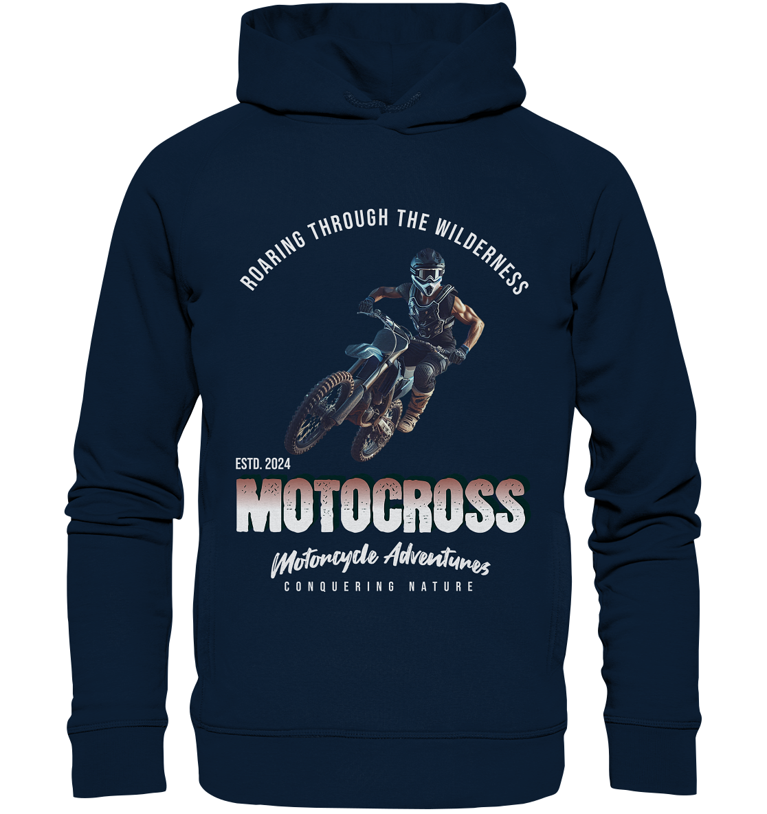 Motocross - Organic Fashion Hoodie