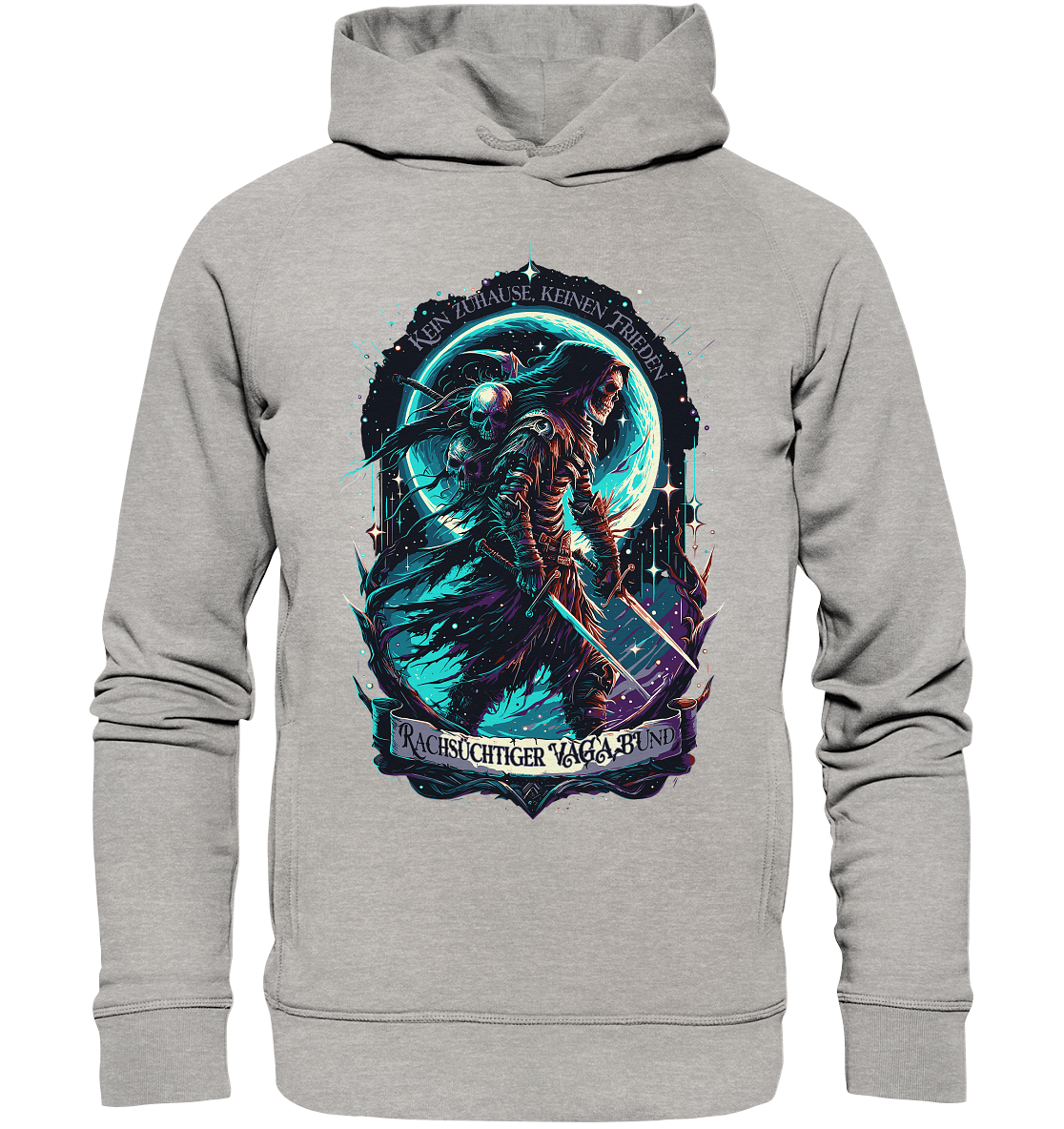 Streetwear rachsüchtiger Vagabund - Organic Fashion Hoodie