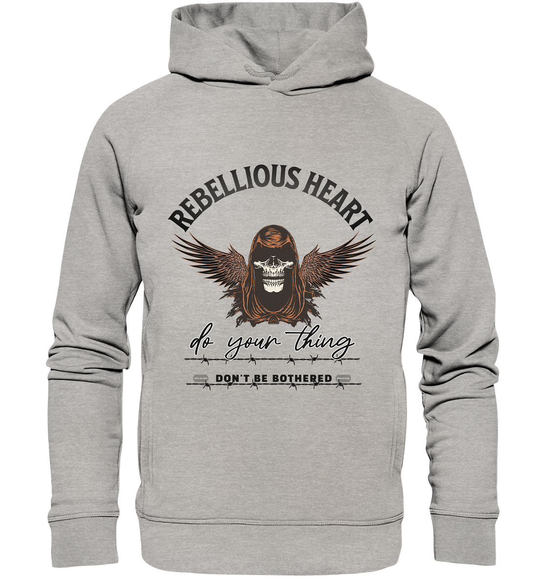 Rebellisches Herz III - Organic Fashion Hoodie
