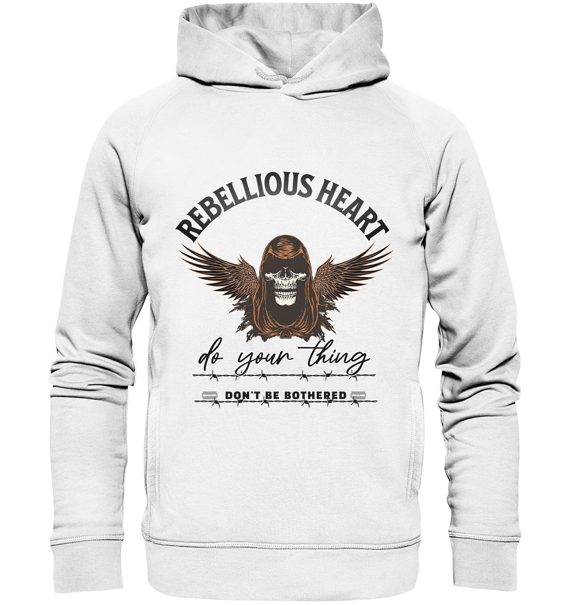Rebellisches Herz III - Organic Fashion Hoodie