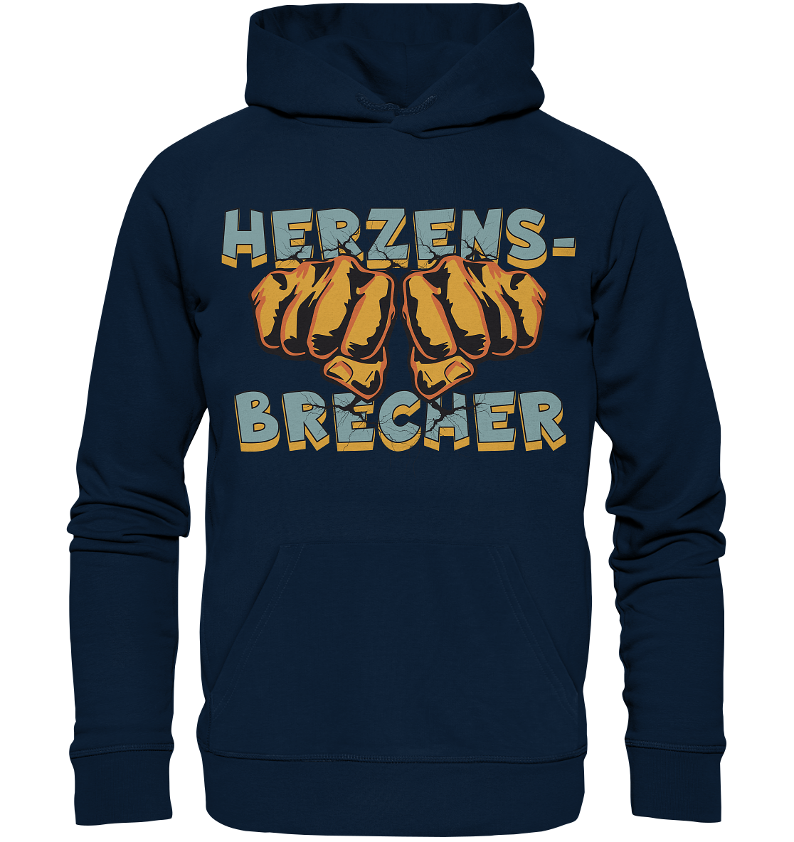 Herzensbrecher - Statement - Organic Hoodie