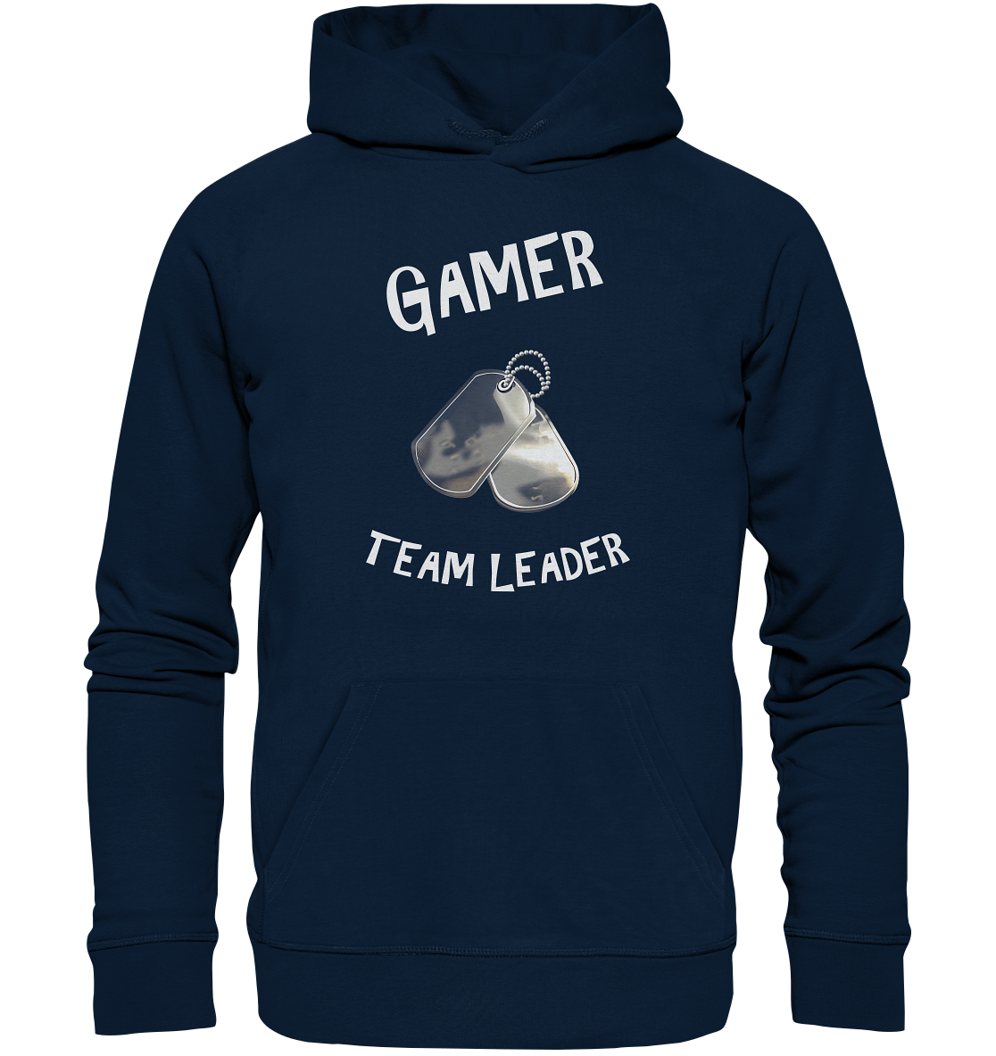 GAMER - TEAM LEADER - HUNDEMARKE - STREETWEAR - STATEMENT - Organic Hoodie