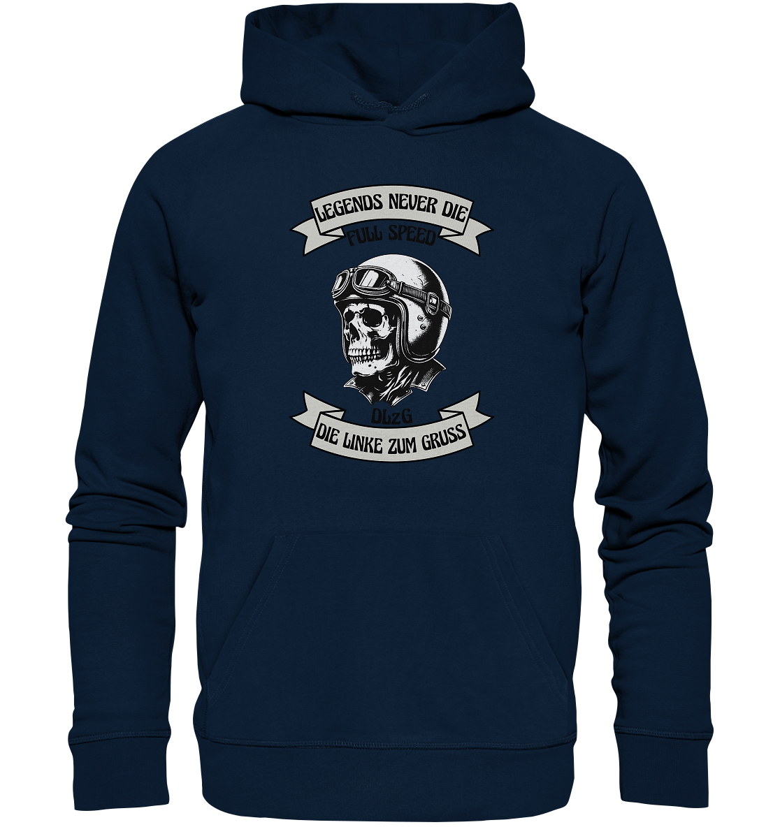 Die Linke zum Gruss - DLzG Full Speed - Organic Hoodie