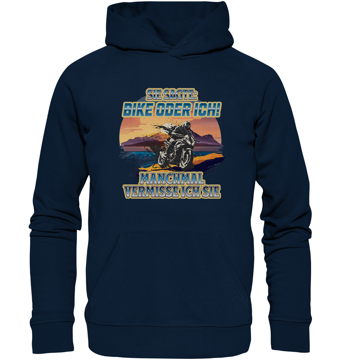 Bike oder Ich - DLzG - Organic Hoodie