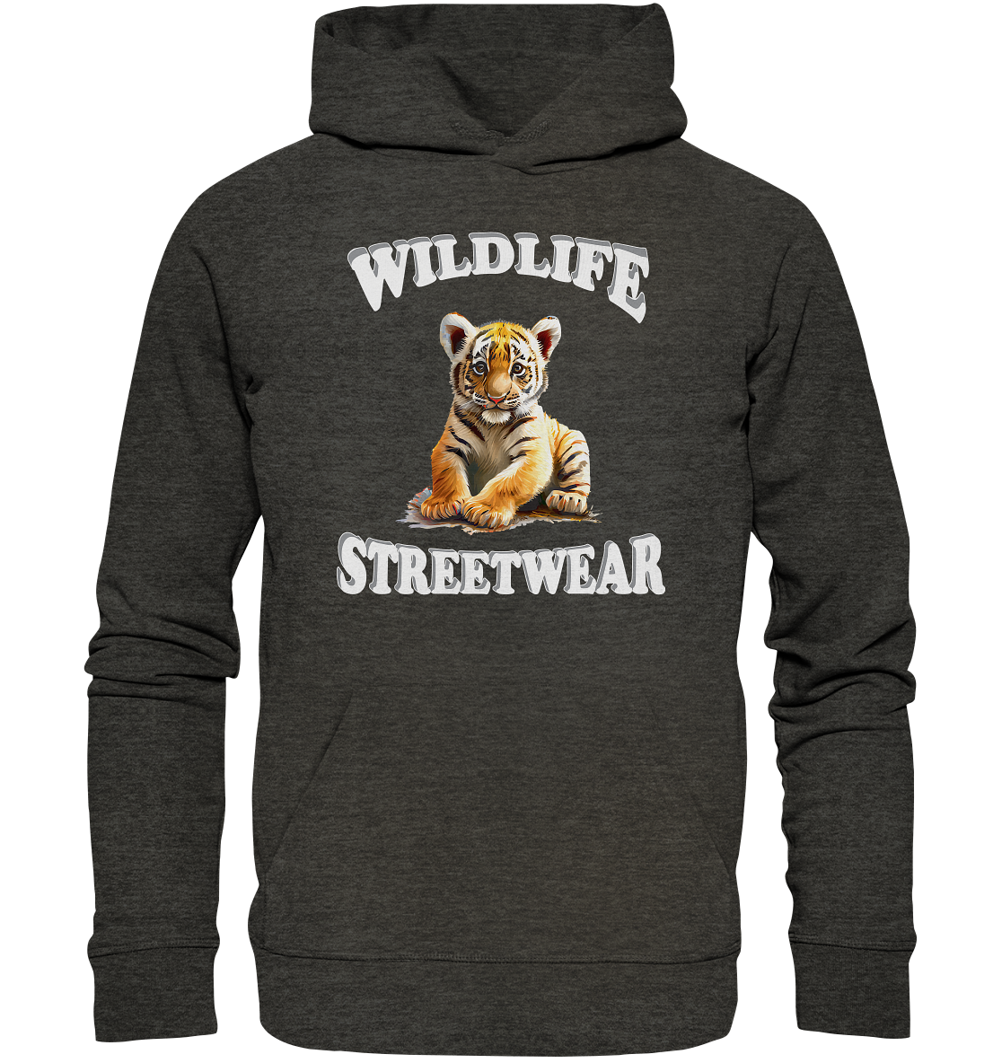 WILDLIFE STREETWEAR 3.0 TIGER BABY - Organic Hoodie