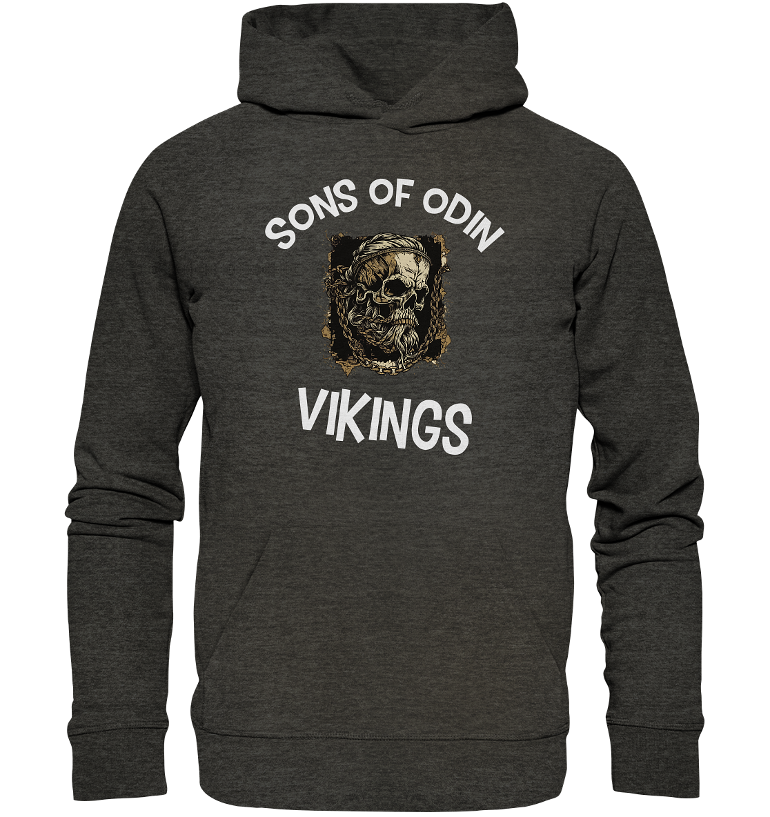 SONS OF ODIN NO 1 - STREETWEAR - STATEMENT - Organic Hoodie