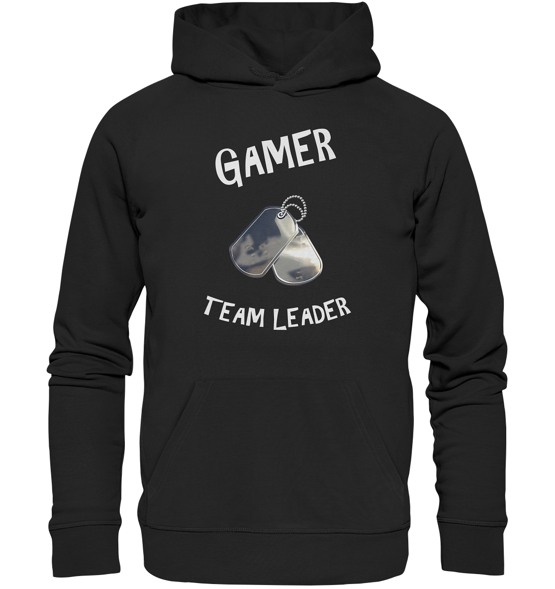GAMER - TEAM LEADER - HUNDEMARKE - STREETWEAR - STATEMENT - Organic Hoodie