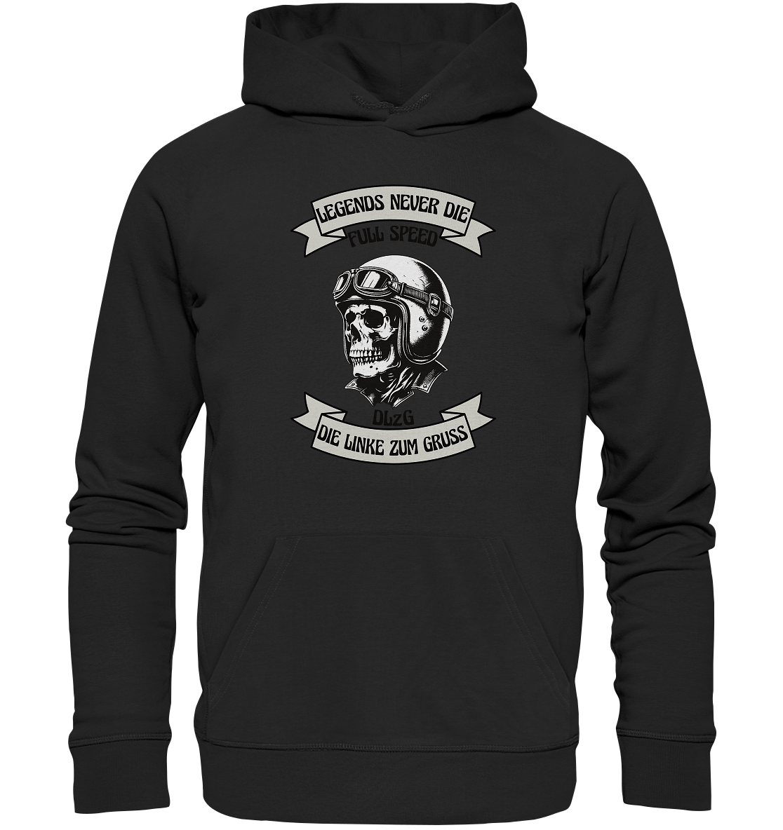 Die Linke zum Gruss - DLzG Full Speed - Organic Hoodie