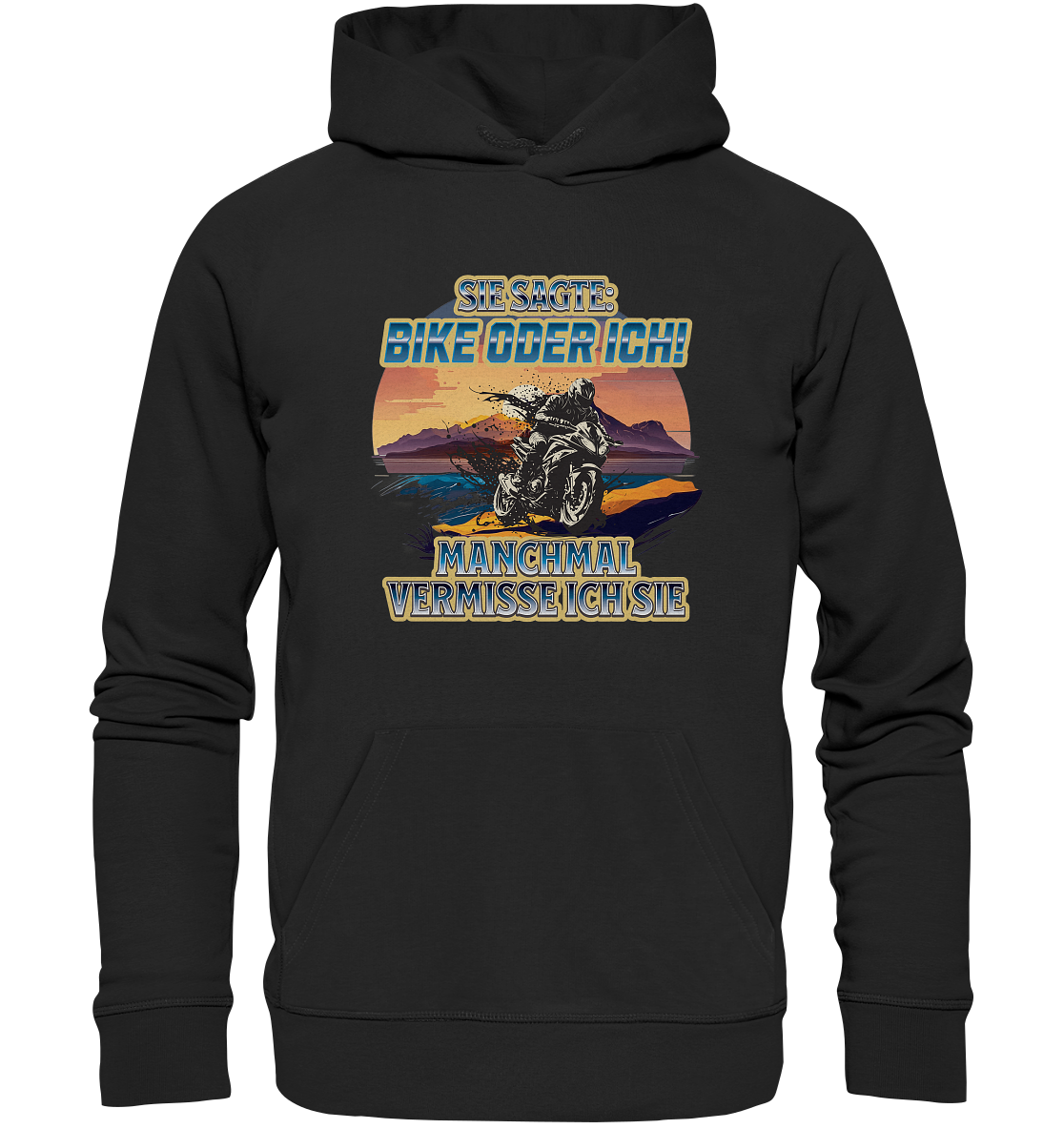 Bike oder Ich - DLzG - Organic Hoodie