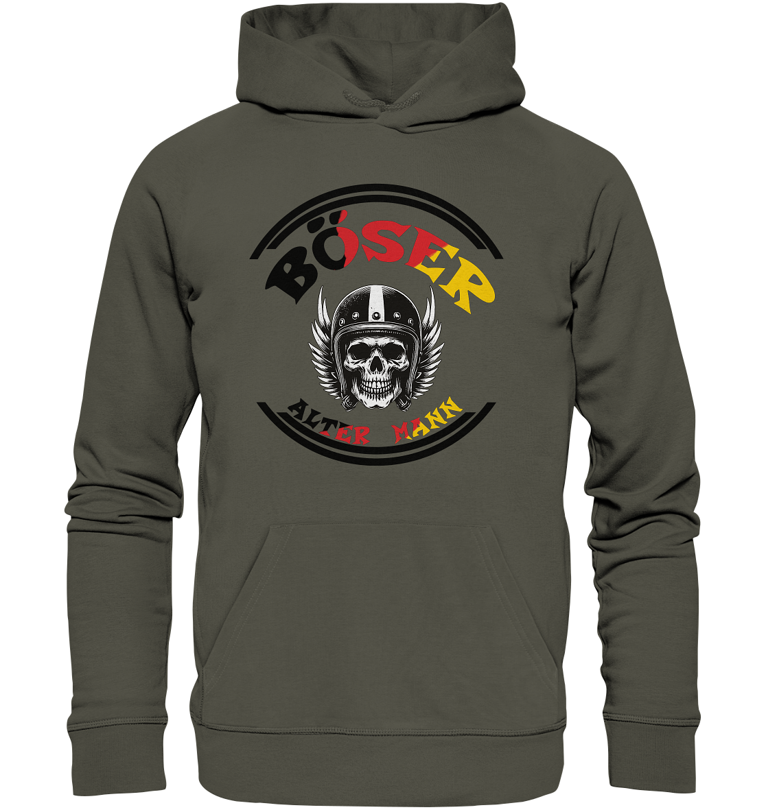 Hoodie Herren- Böser alter Mann coole Basic für jeden Look