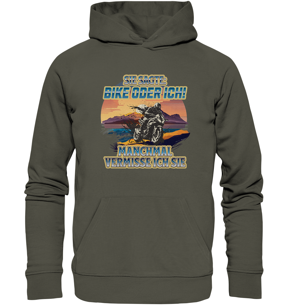 Bike oder Ich - DLzG - Organic Hoodie