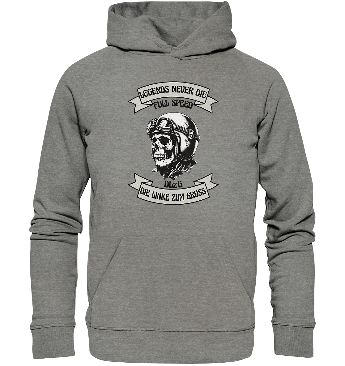Die Linke zum Gruss - DLzG Full Speed - Organic Hoodie