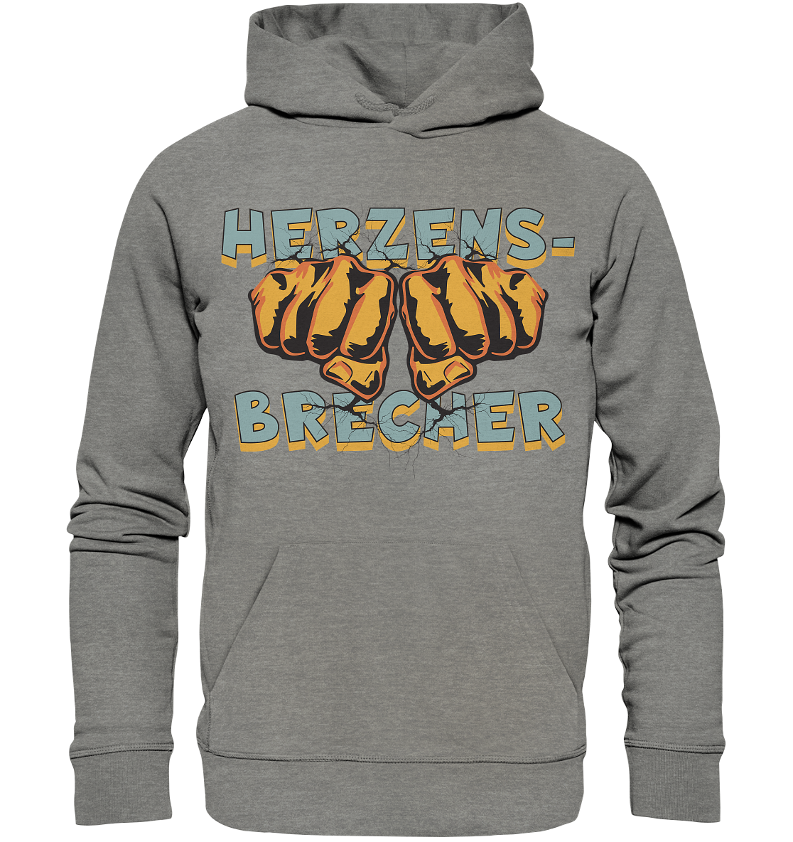 Herzensbrecher - Statement - Organic Hoodie