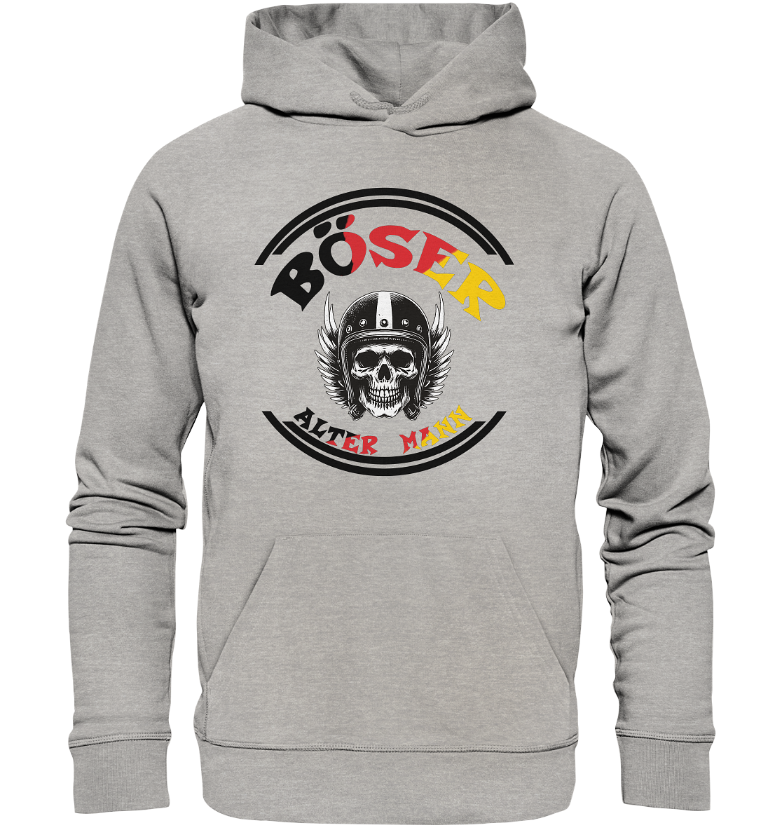 Hoodie Herren- Böser alter Mann coole Basic für jeden Look