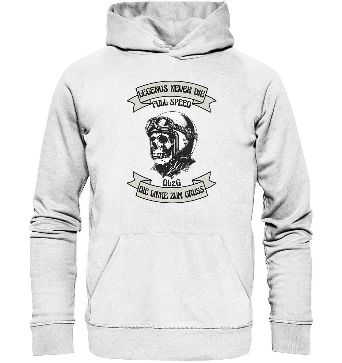 Die Linke zum Gruss - DLzG Full Speed - Organic Hoodie