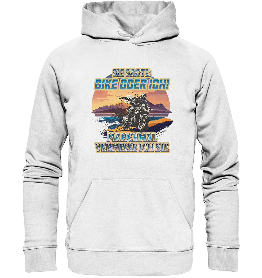 Bike oder Ich - DLzG - Organic Hoodie