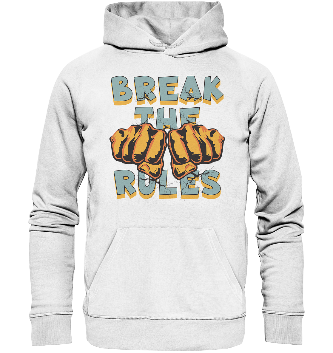 Break the Rules - Statement - Organic Hoodie