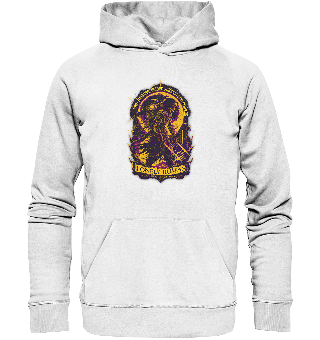 Streetwear Einsamer Mensch - Organic Hoodie