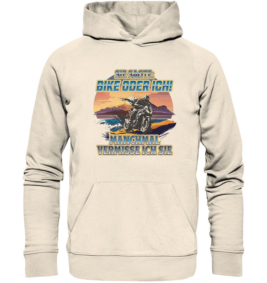 Bike oder Ich - DLzG - Organic Hoodie