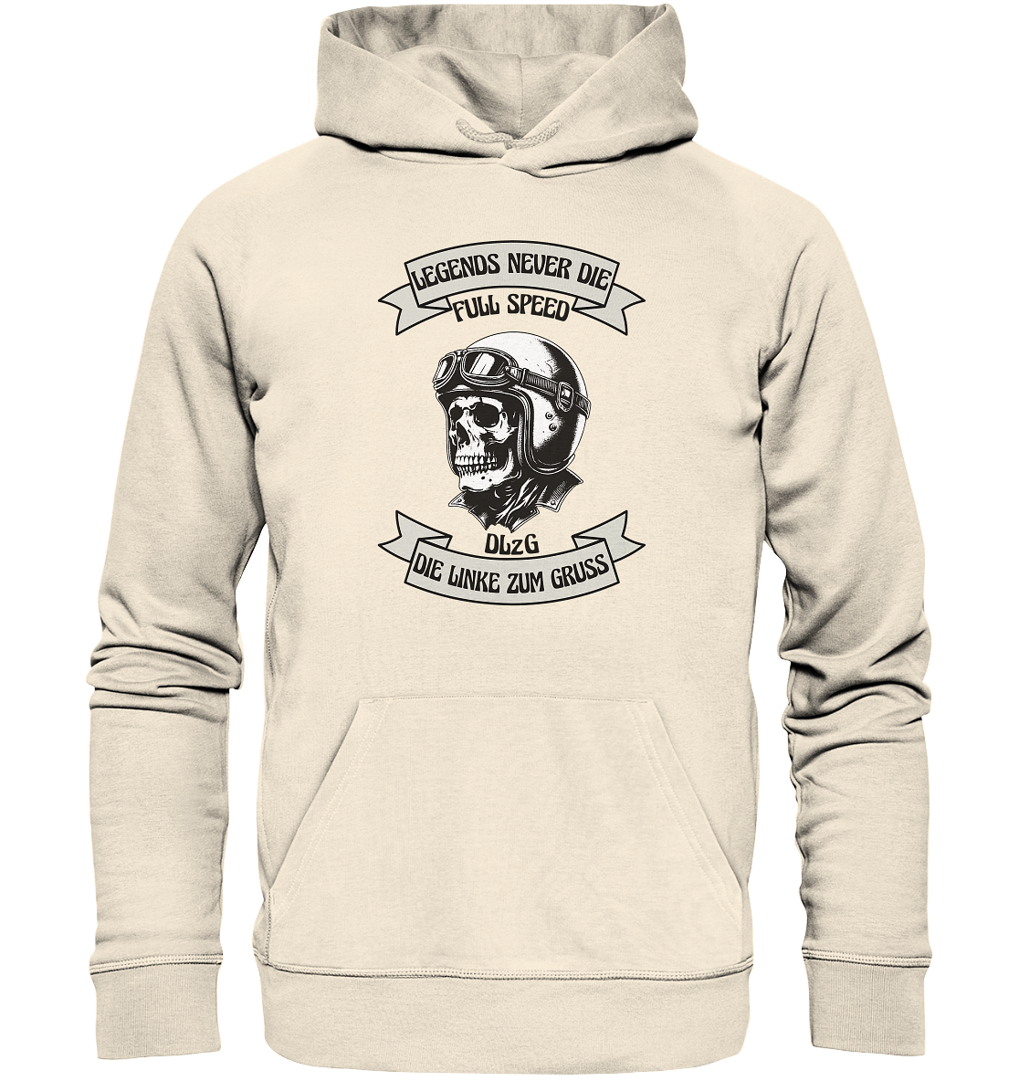 Die Linke zum Gruss - DLzG Full Speed - Organic Hoodie