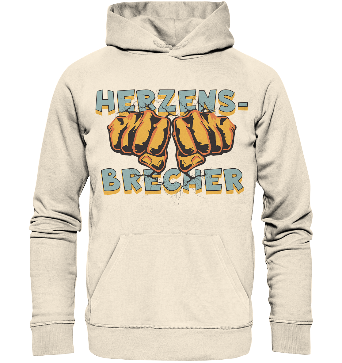 Herzensbrecher - Statement - Organic Hoodie
