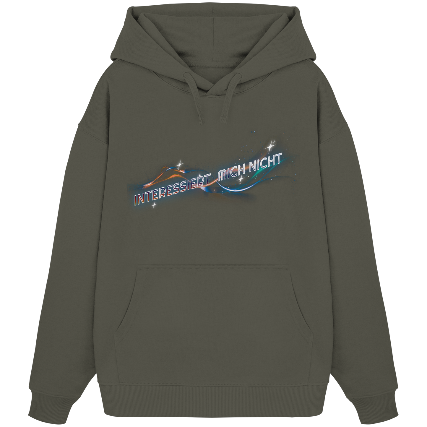 Interessiert mich nicht - Organic Oversize Hoodie