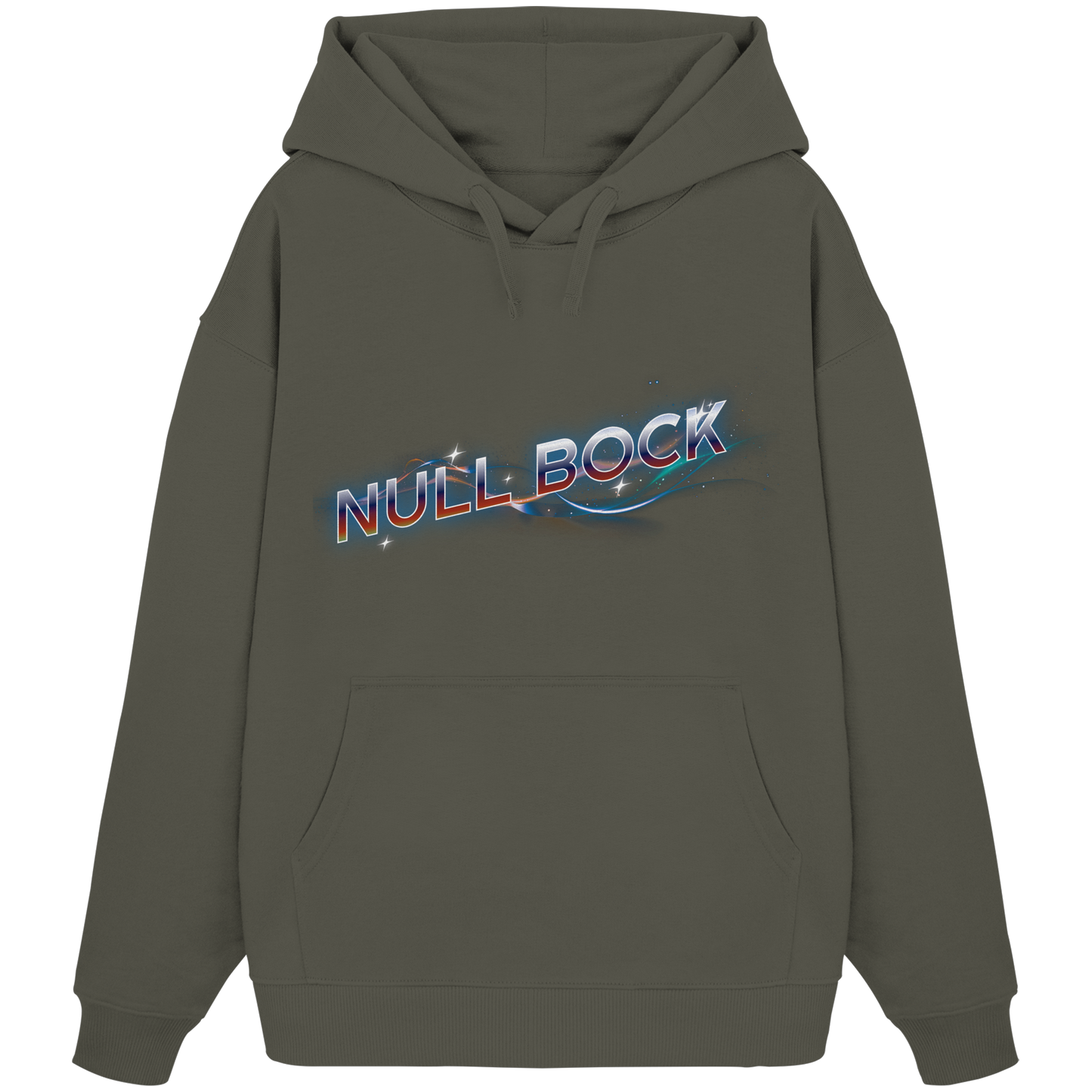 Null Bock Mode - Organic Oversize Hoodie