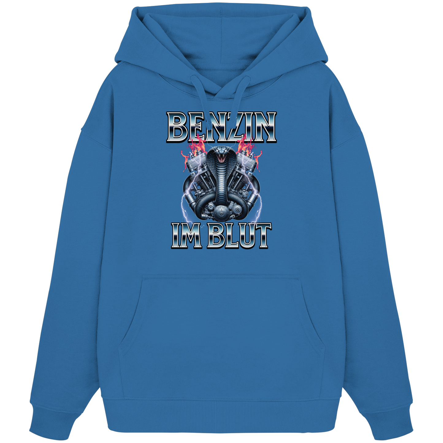 Benzin im Blut - Organic Oversize Hoodie