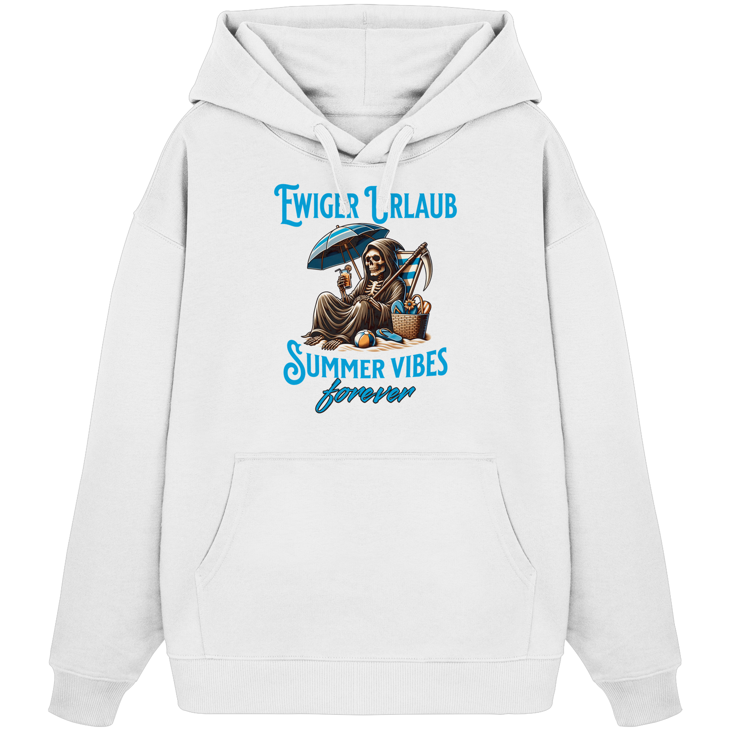 Summer Vibes forever - Organic Oversize Hoodie