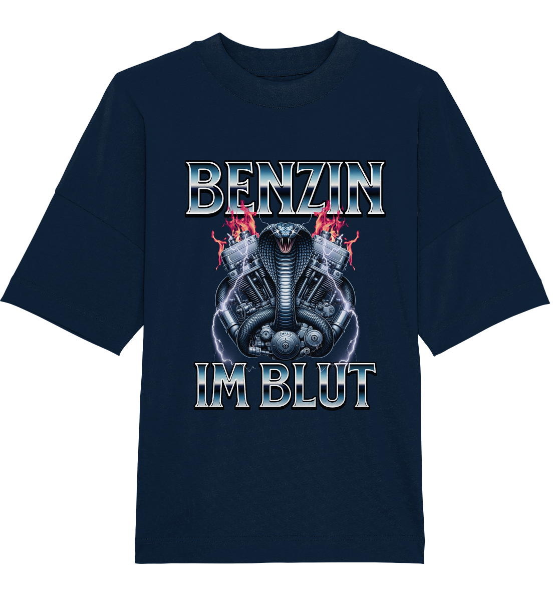 Benzin im Blut - Organic Oversize Shirt