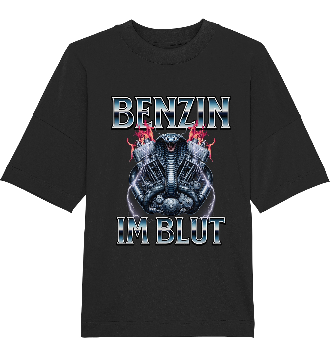 Benzin im Blut - Organic Oversize Shirt