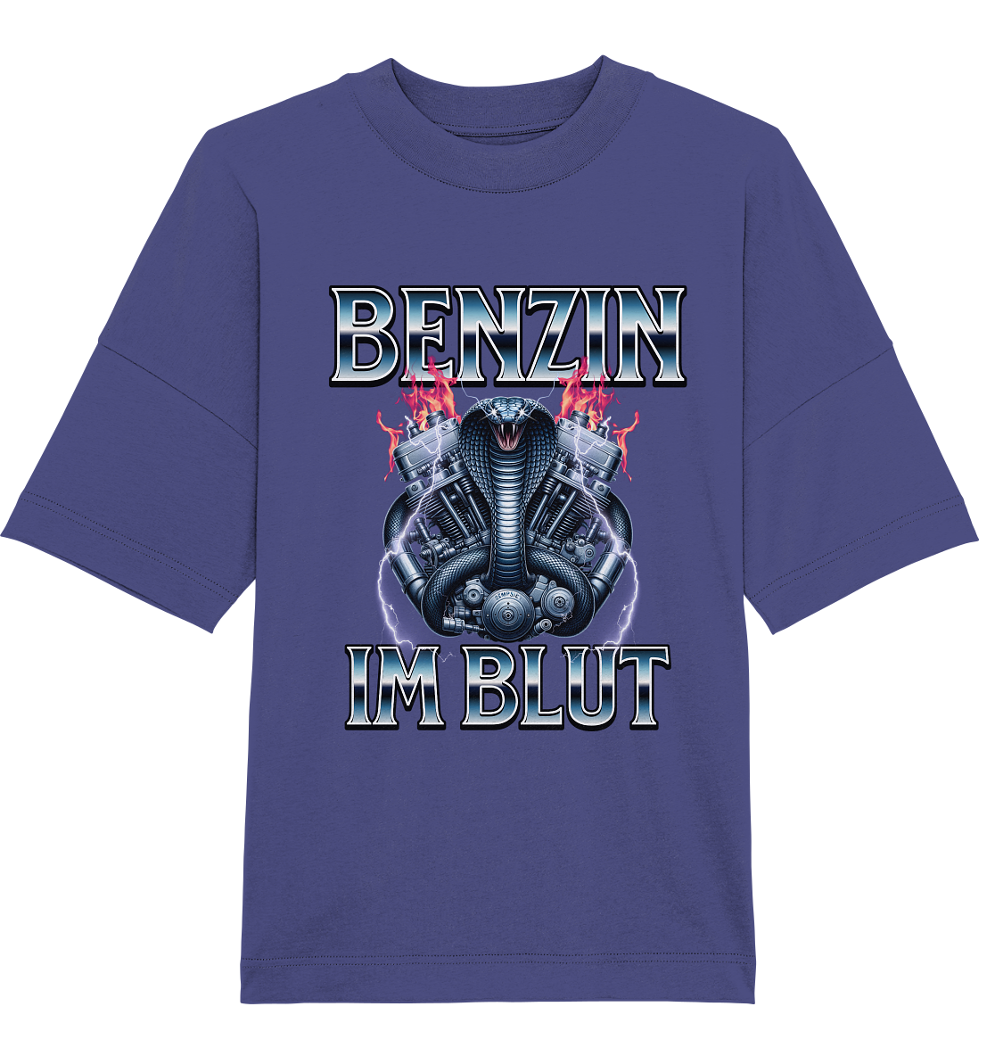 Benzin im Blut - Organic Oversize Shirt