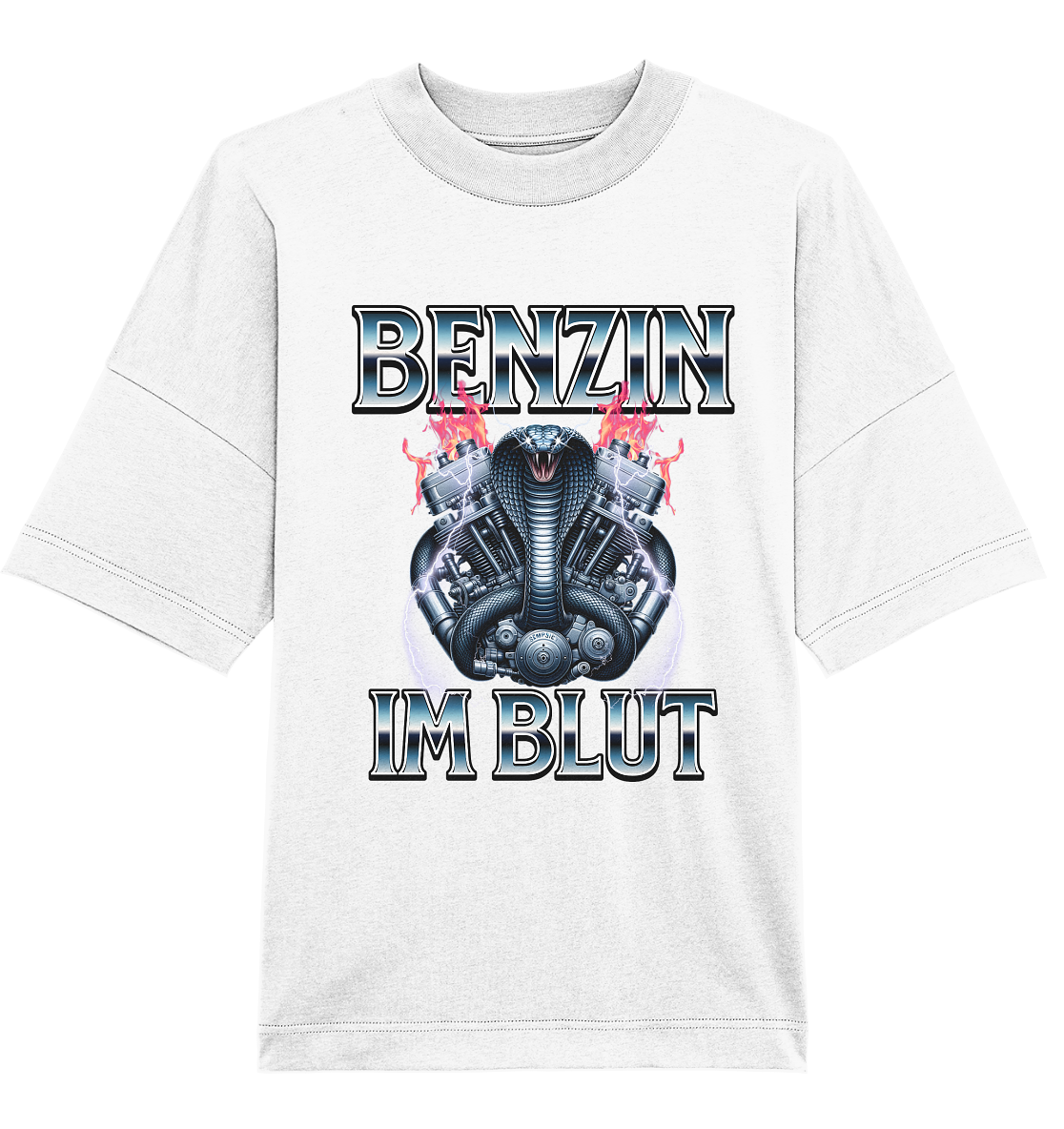 Benzin im Blut - Organic Oversize Shirt