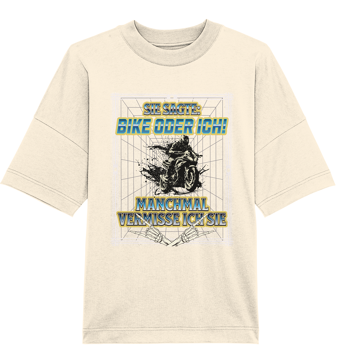 Manchmal vermisse ich sie - Streetwear 1 - Organic Oversize Shirt