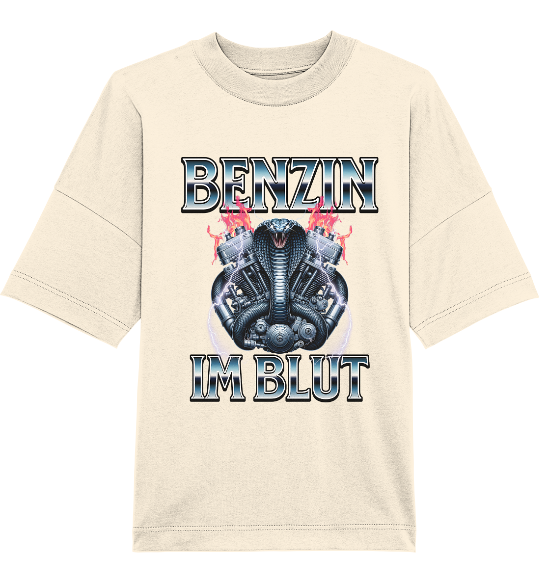 Benzin im Blut - Organic Oversize Shirt