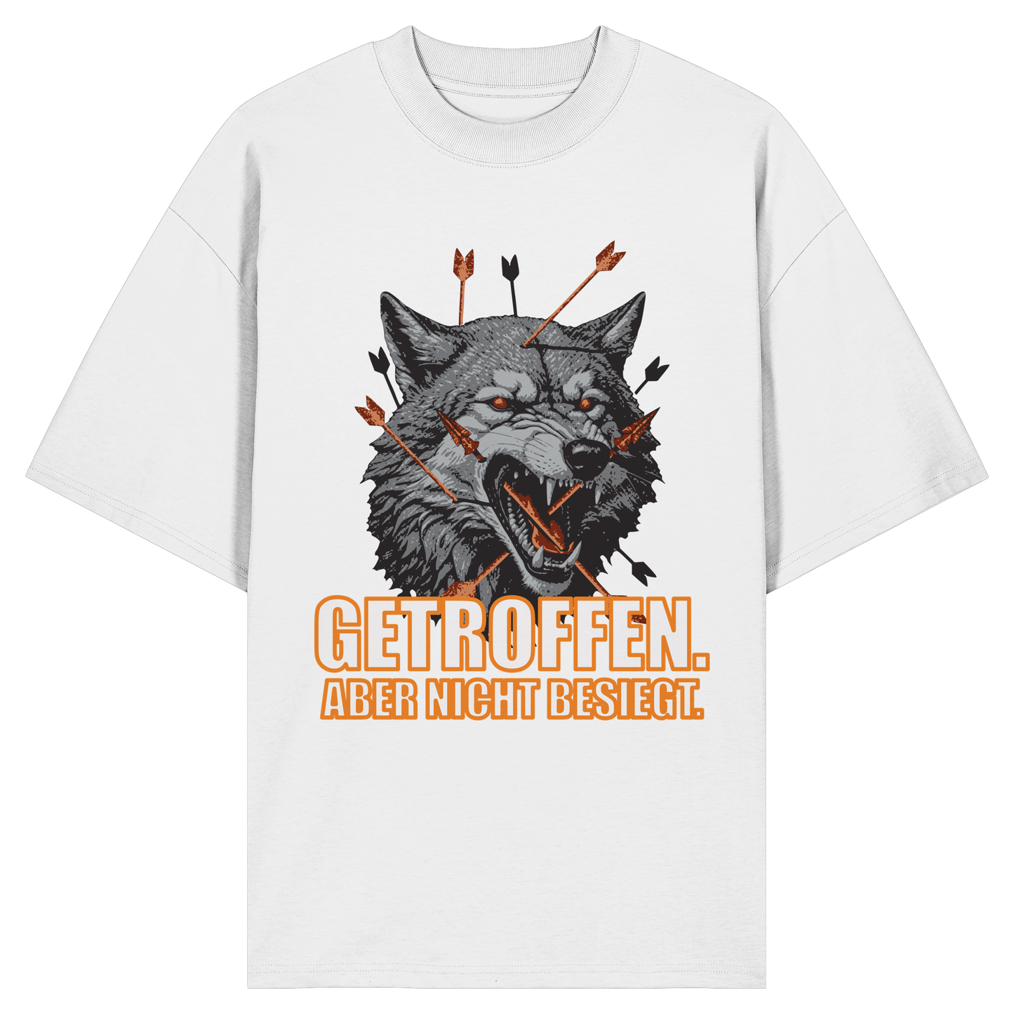Alpha Wolf – Unbroken - Organic Oversize Shirt