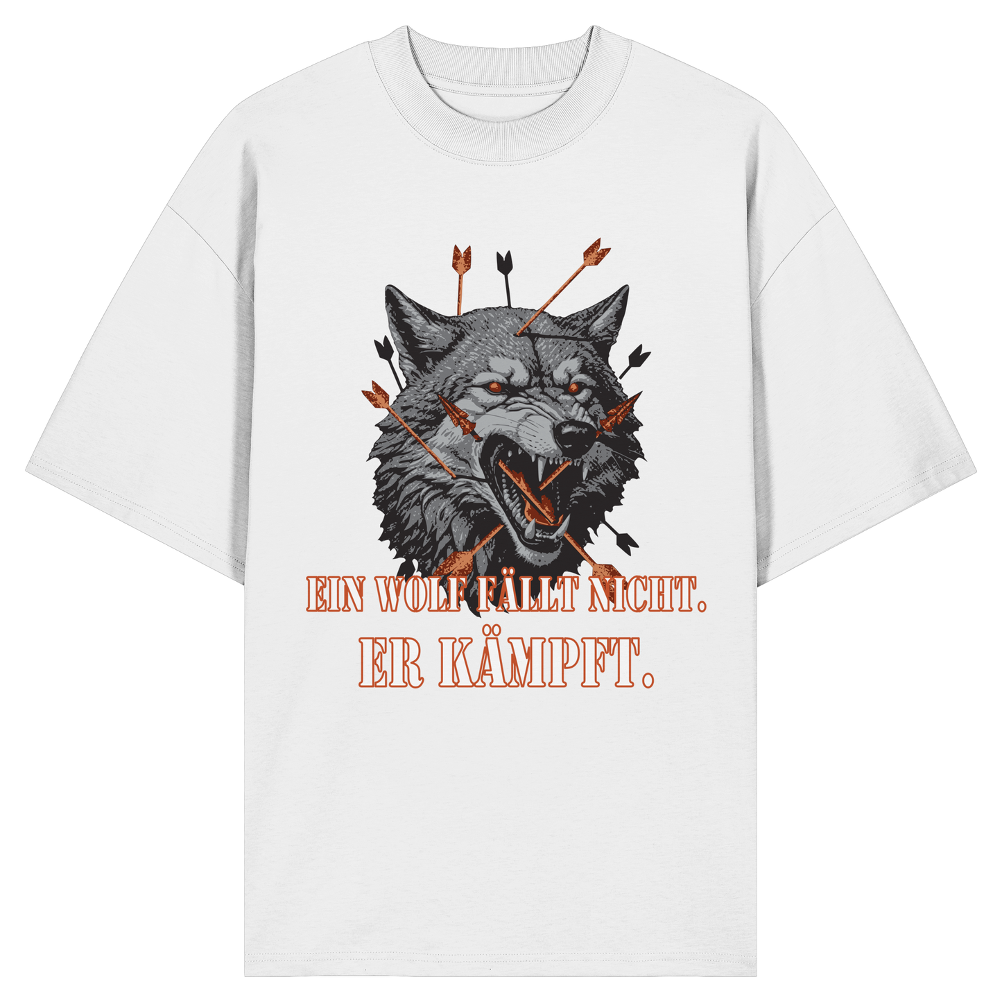 The Unbroken Wolf - Organic Oversize Shirt