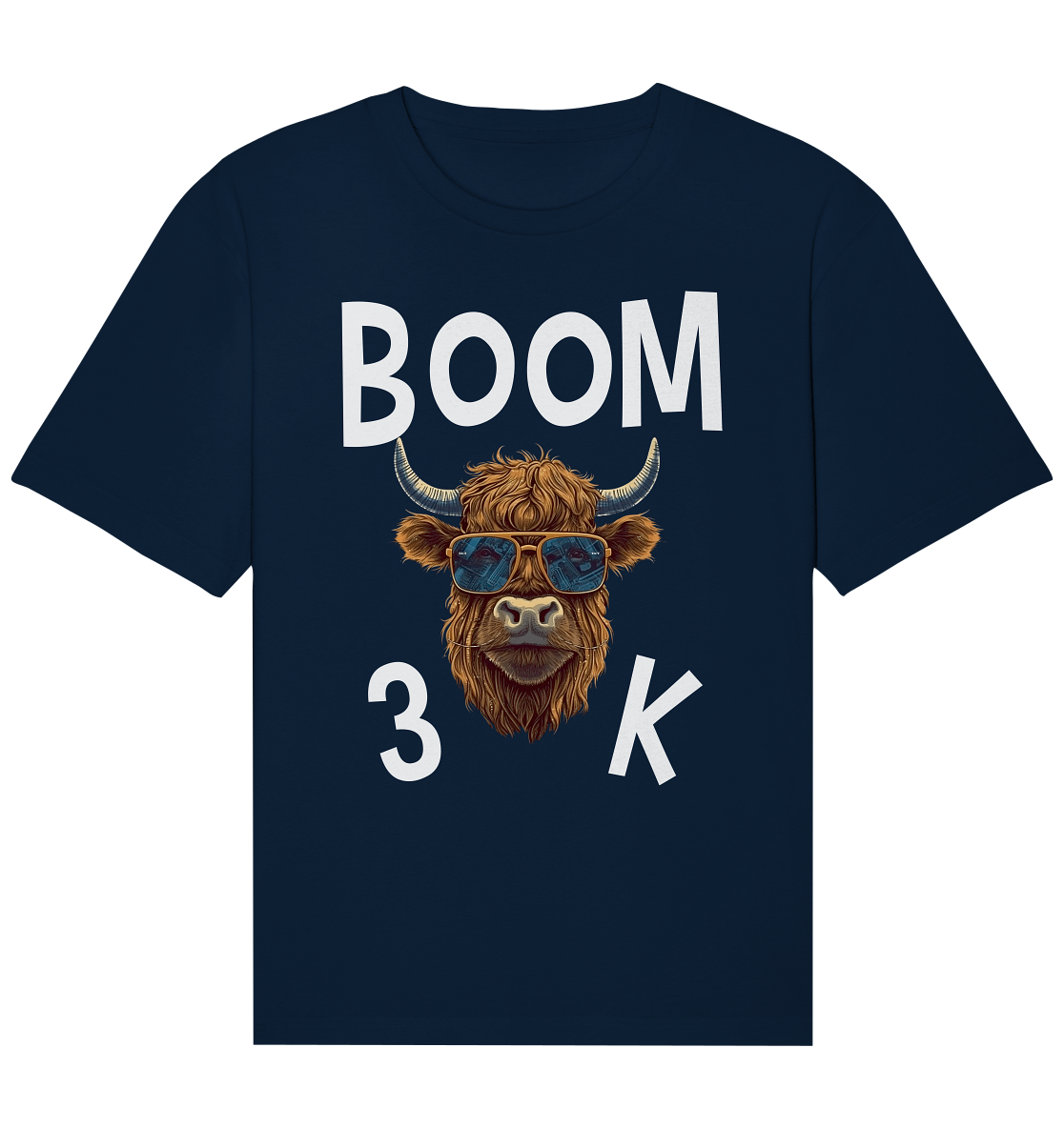 Organic Relaxed Shirt BOOM 3 K Streetwear Statement - Influencer -
