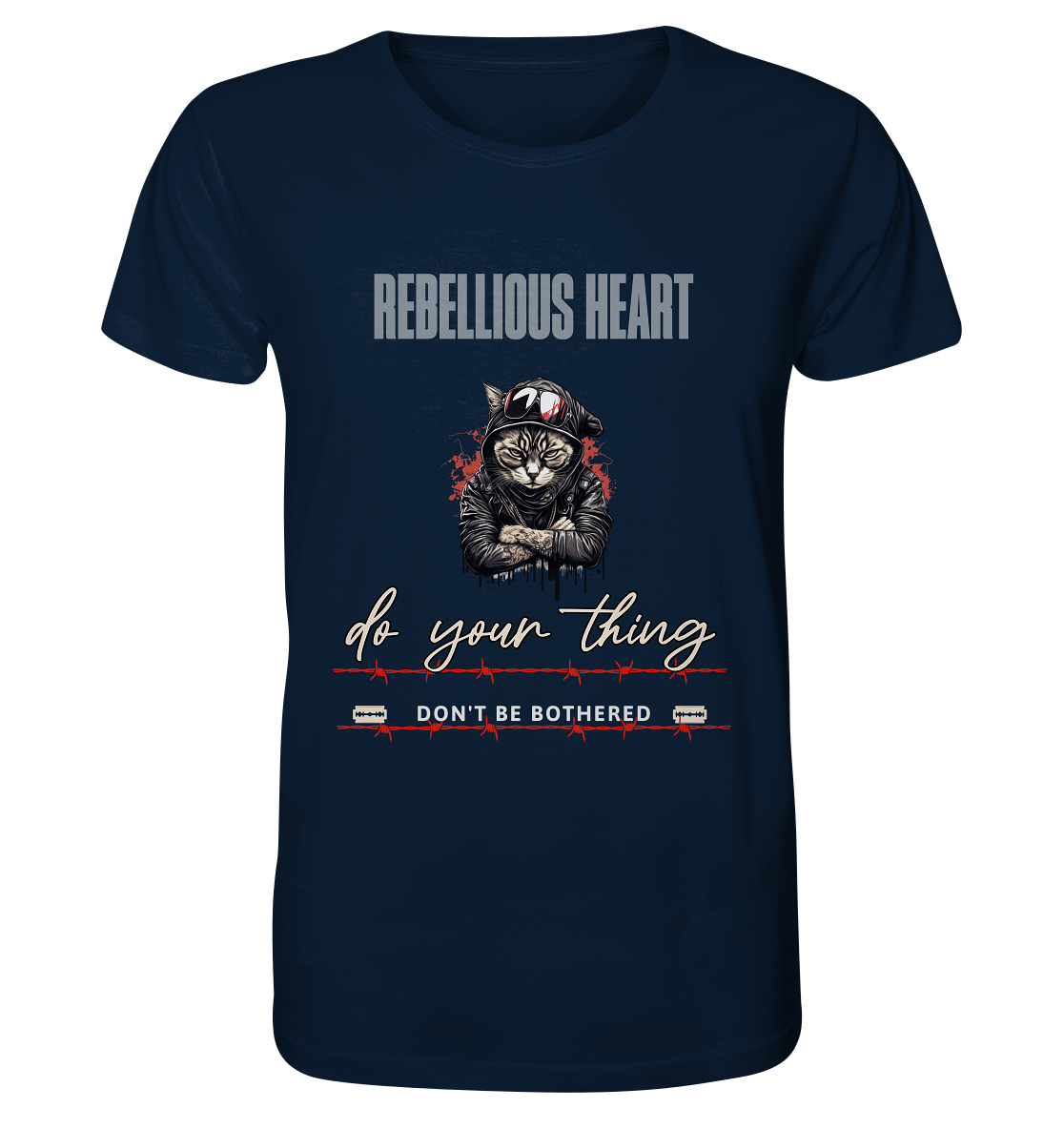 Rebellisches Herz - Organic Shirt