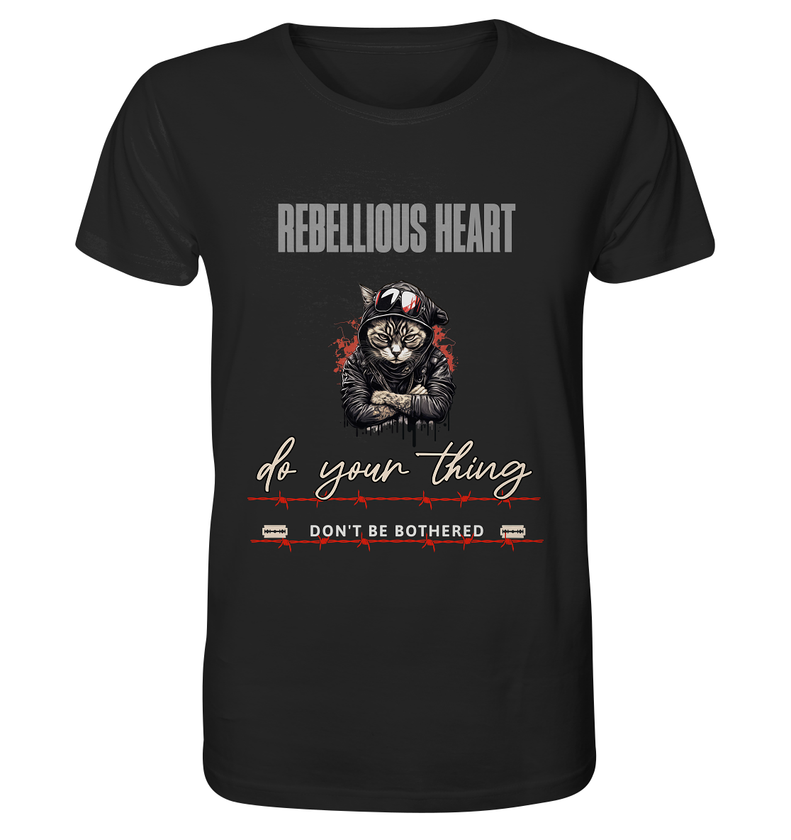 Rebellisches Herz - Organic Shirt