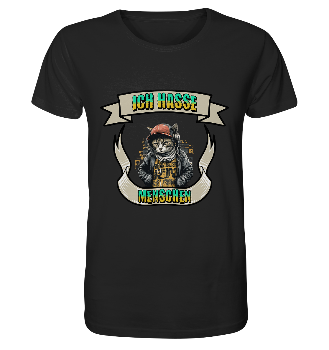Streetwear- Ich hasse Menschen - Organic Shirt