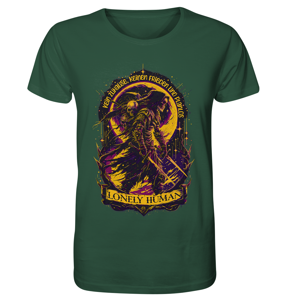 Streetwear Einsamer Mensch - Organic Shirt