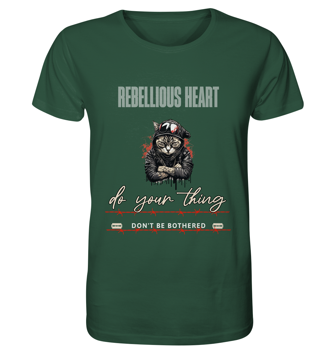 Rebellisches Herz - Organic Shirt