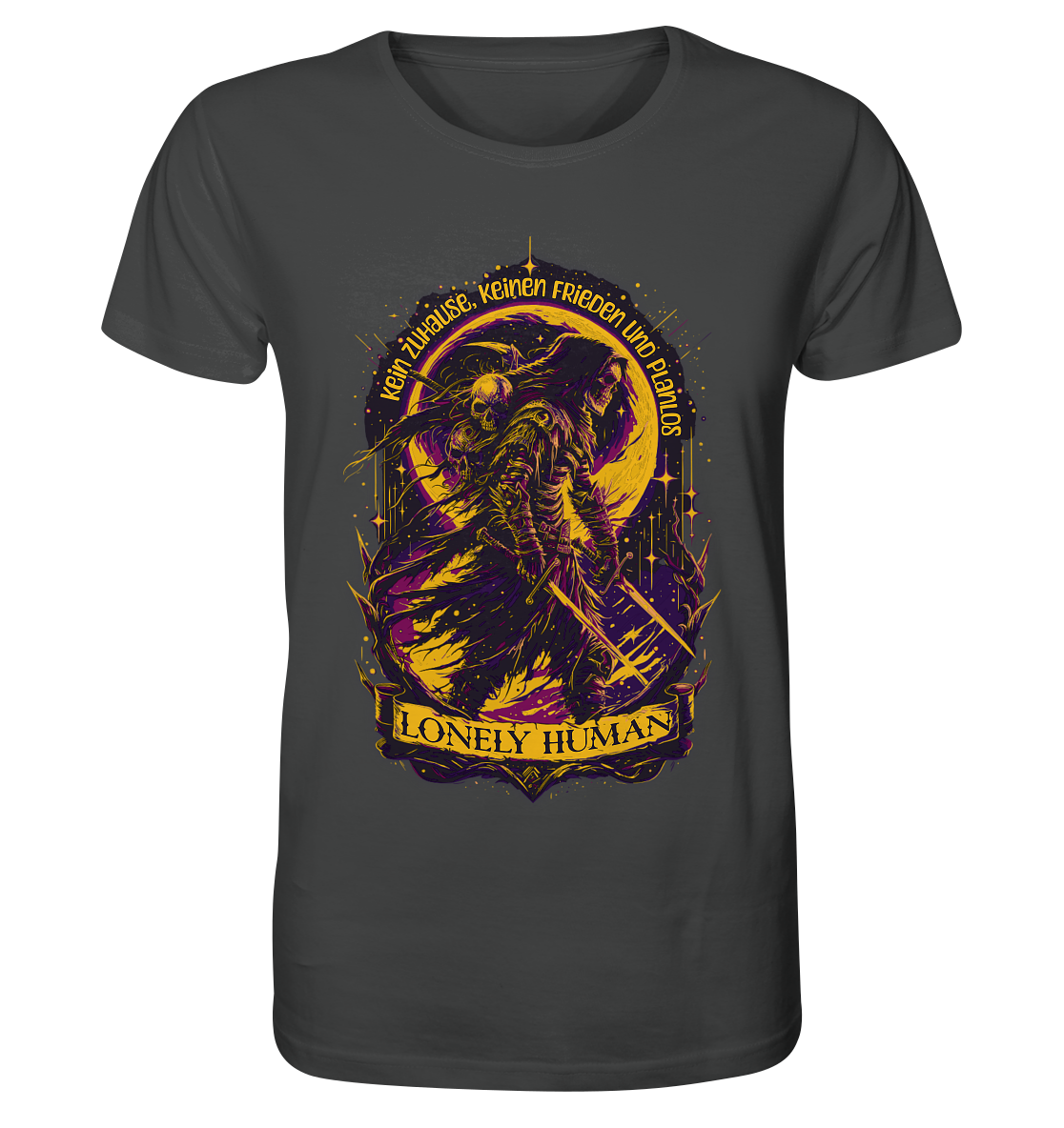 Streetwear Einsamer Mensch - Organic Shirt