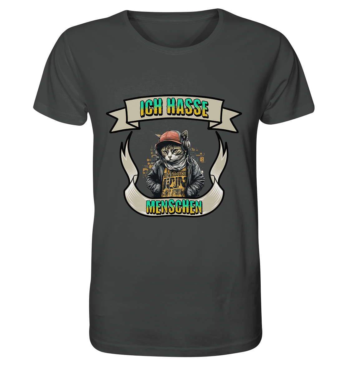 Streetwear- Ich hasse Menschen - Organic Shirt