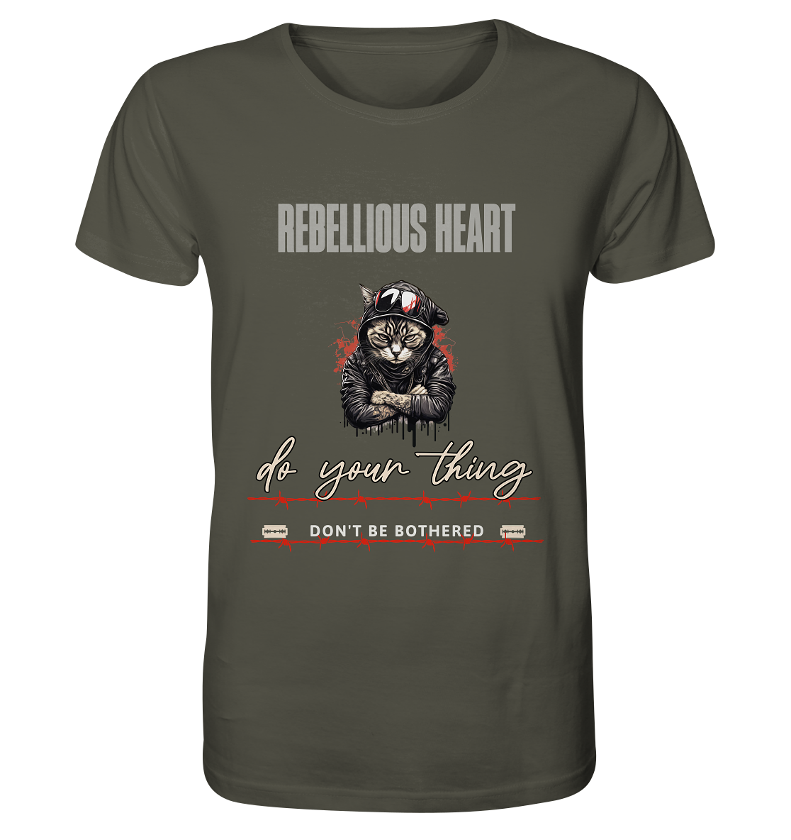 Rebellisches Herz - Organic Shirt