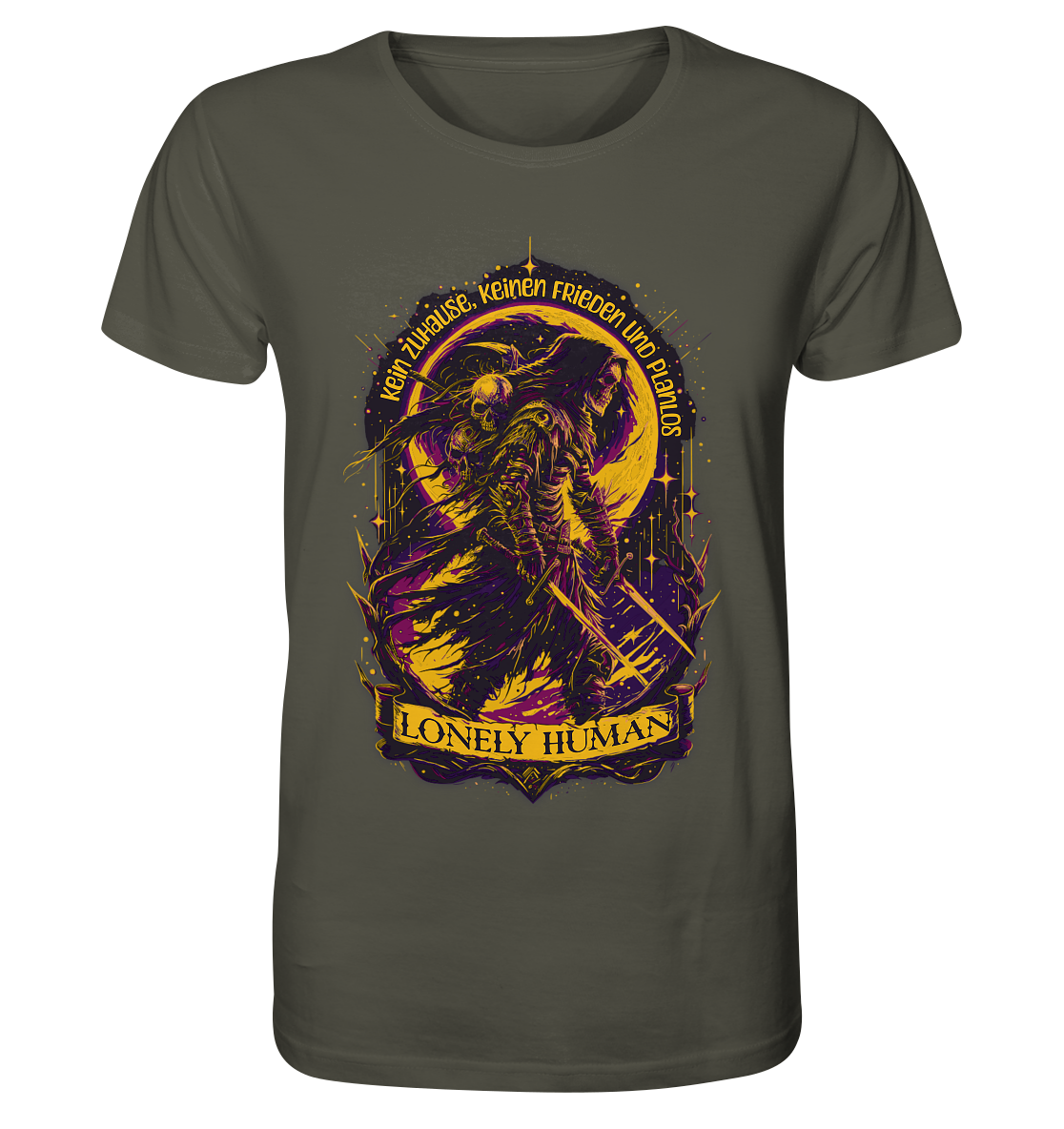 Streetwear Einsamer Mensch - Organic Shirt
