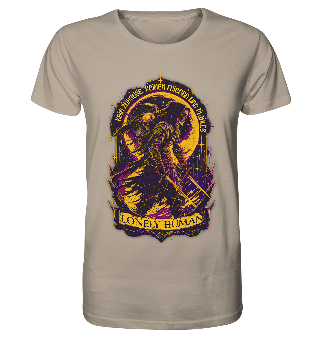 Streetwear Einsamer Mensch - Organic Shirt